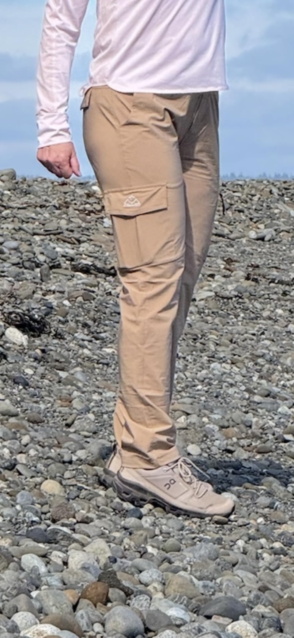 TBMPOY Women's Hiking Cargo Pants Lightweight Water Resistant Quick Dry Fishing Camping Travel Work Pant with 6 Pockets customer photo 1