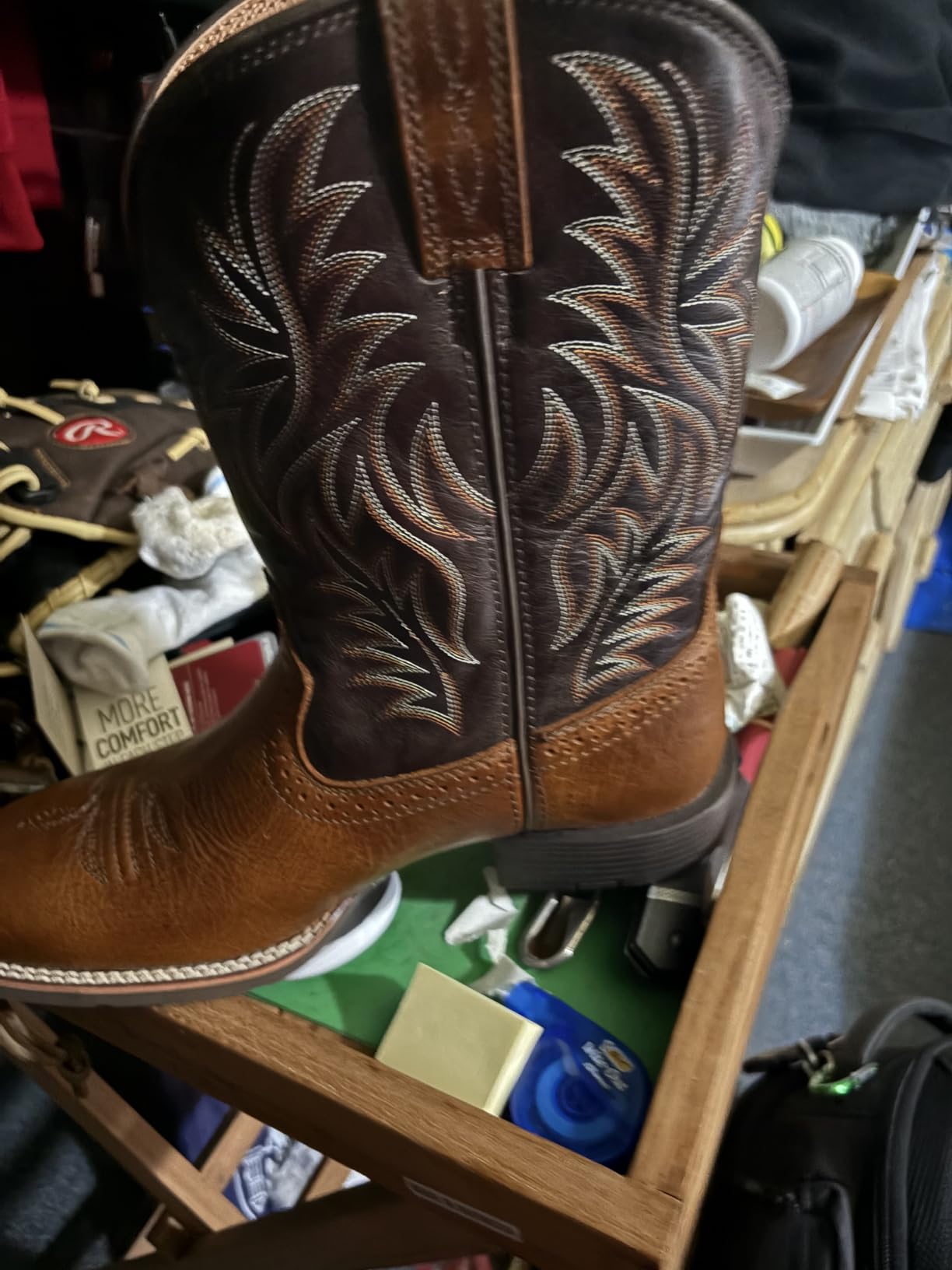Ariat Men's Sport Western Wide Square Toe Cowboy Boot customer photo 2