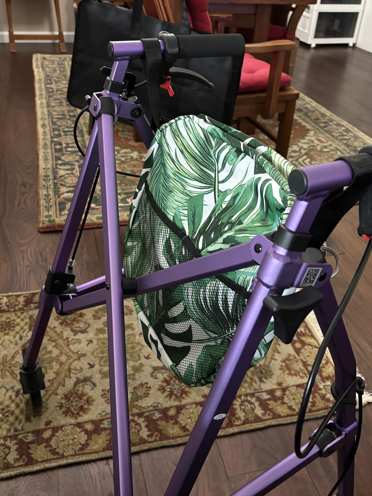 Vive Mobility Lightweight Walker for Seniors - Narrow, Folding Walker with Wheels for Small & Tight Spaces - Light Weight for Balance, Compact Doorways, Foldable - Portable & Collapsible for Travel customer photo 2