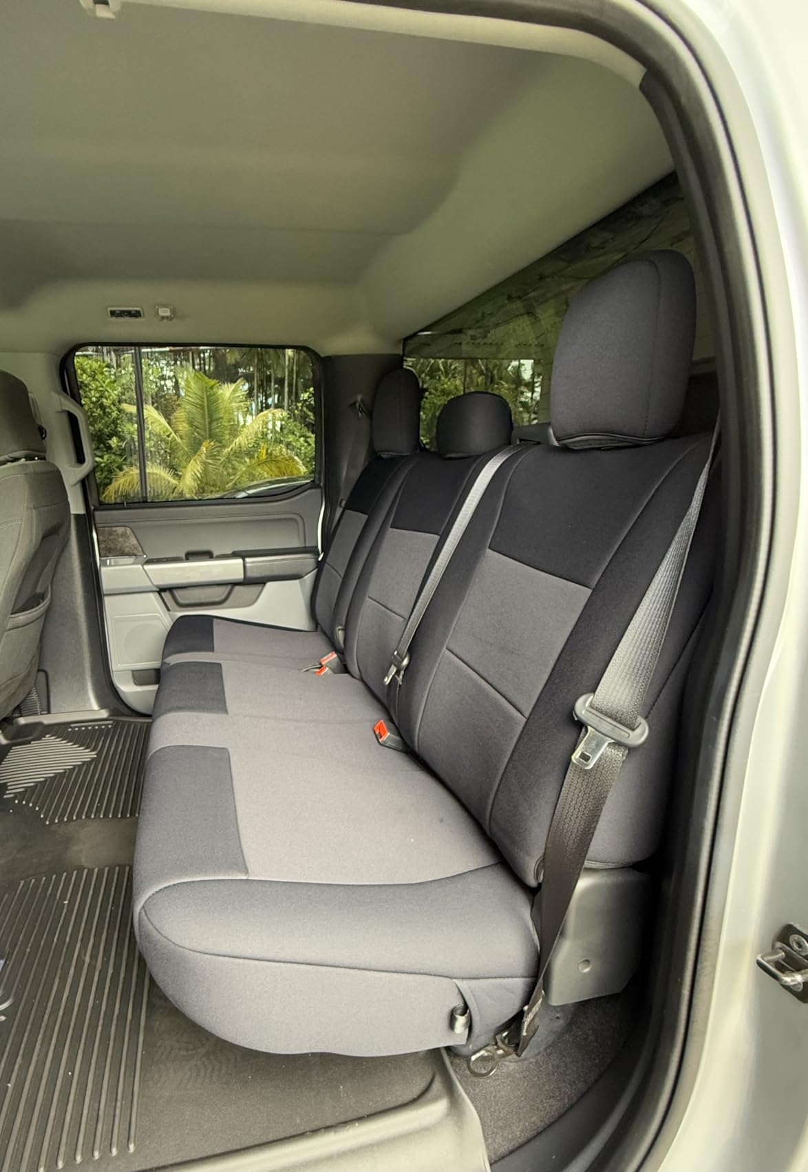 Rough Country Neoprene Front & Rear Seat Covers for Ford F-150, Lightning, F-250 & F-350 (2015-2026) Crew Cab w/Front Bench Seat & Rear 60/40 Split customer photo 1