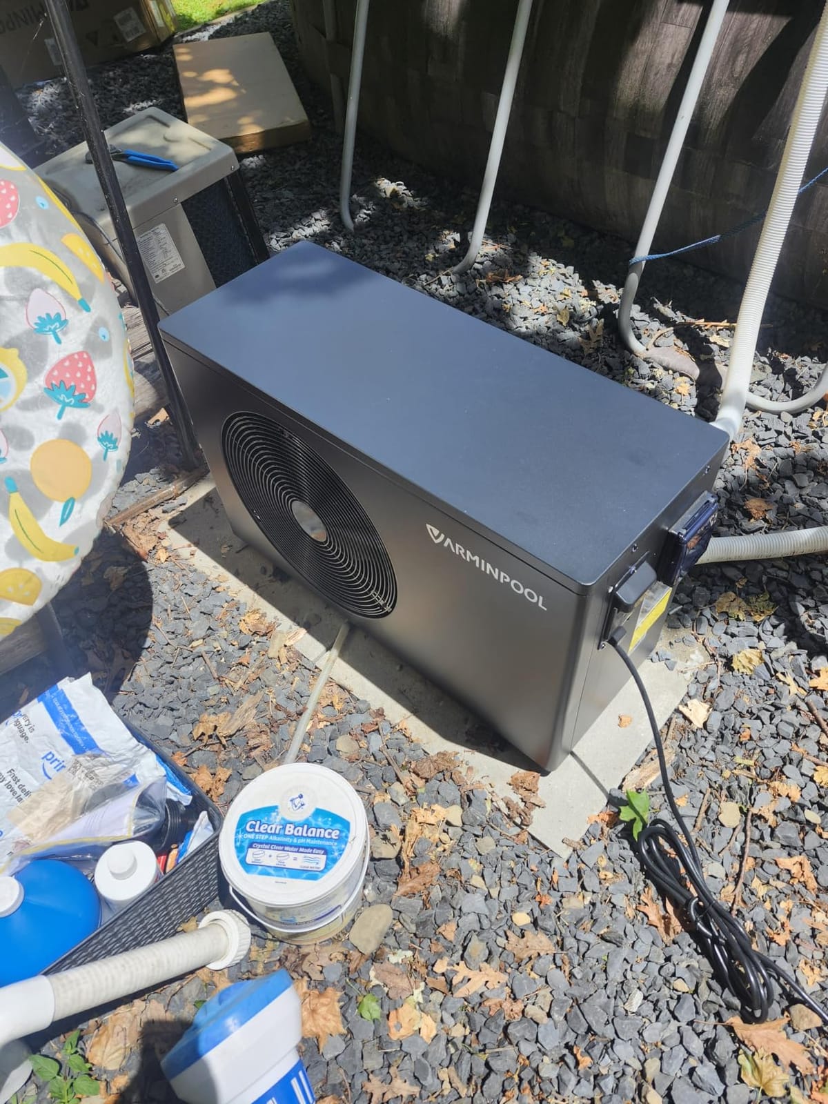 Swimming Pool Heater for Above Ground Pool 30000BTU | up to 8000 Gallons, High Efficiency COP 5.8, Titanium Heat Exchanger, WiFi Control Via App, 48 dB Quiet, 110V, V7 Plus customer photo 2