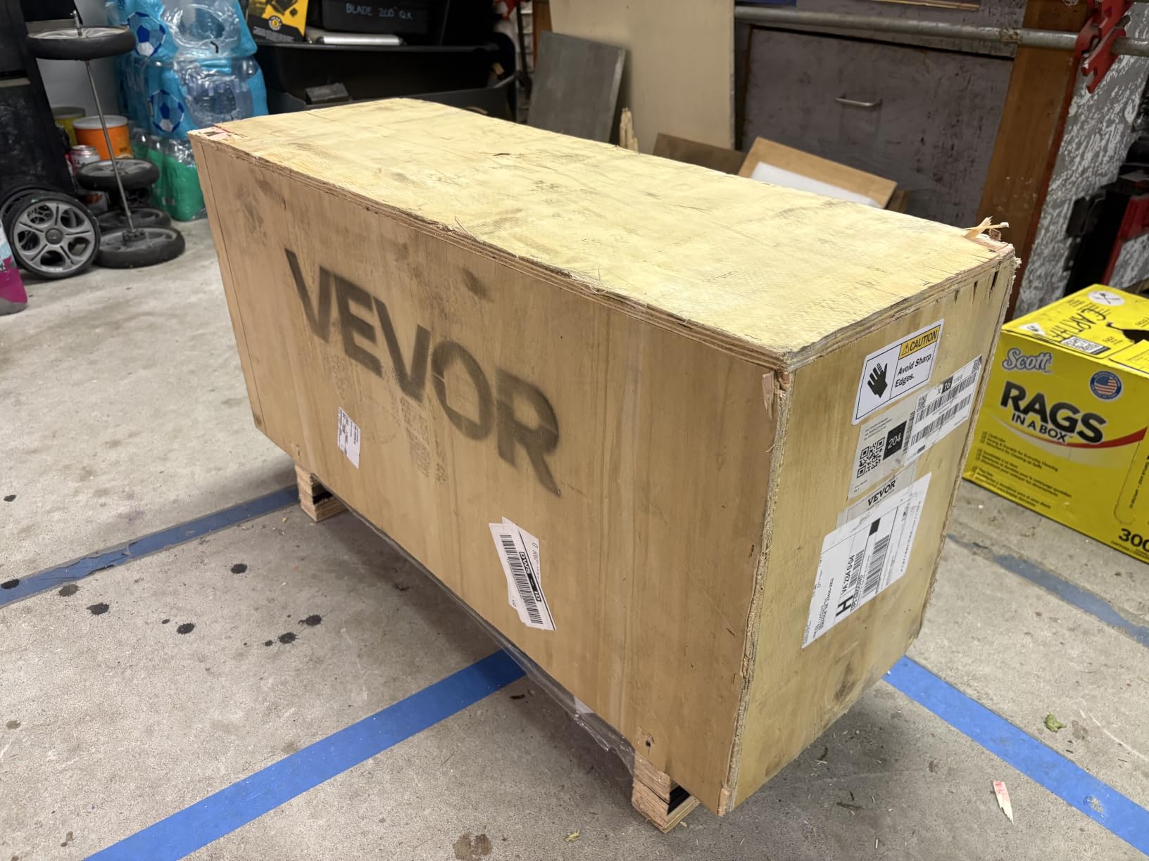 VEVOR Box and Pan Brake, 24in, Portable Metal Bender with 0-135 Degree Bending Angle, Capable of Handling 20 Gauge Low Carbon Steel & 14 Gauge Aluminum, with 5 Adjustable Fingers for Sheet Metal Bending customer photo 1