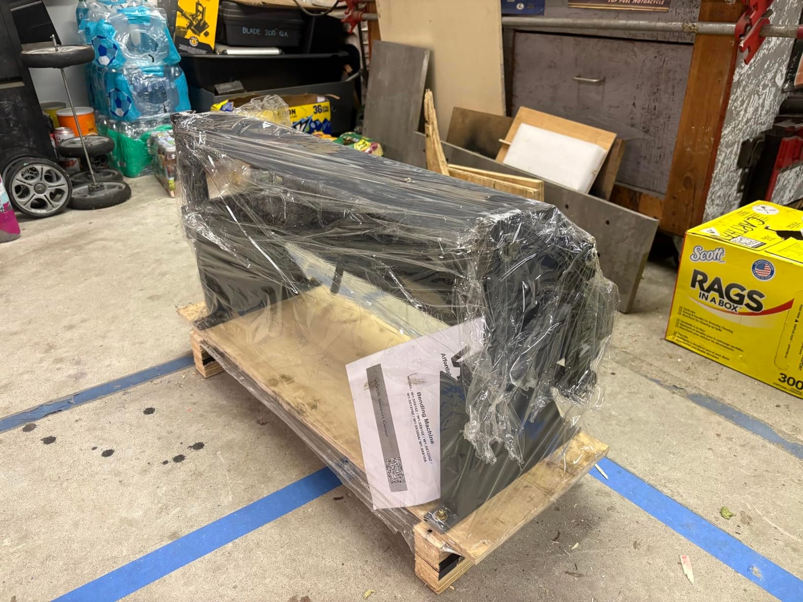 VEVOR Box and Pan Brake, 24in, Portable Metal Bender with 0-135 Degree Bending Angle, Capable of Handling 20 Gauge Low Carbon Steel & 14 Gauge Aluminum, with 5 Adjustable Fingers for Sheet Metal Bending customer photo 2