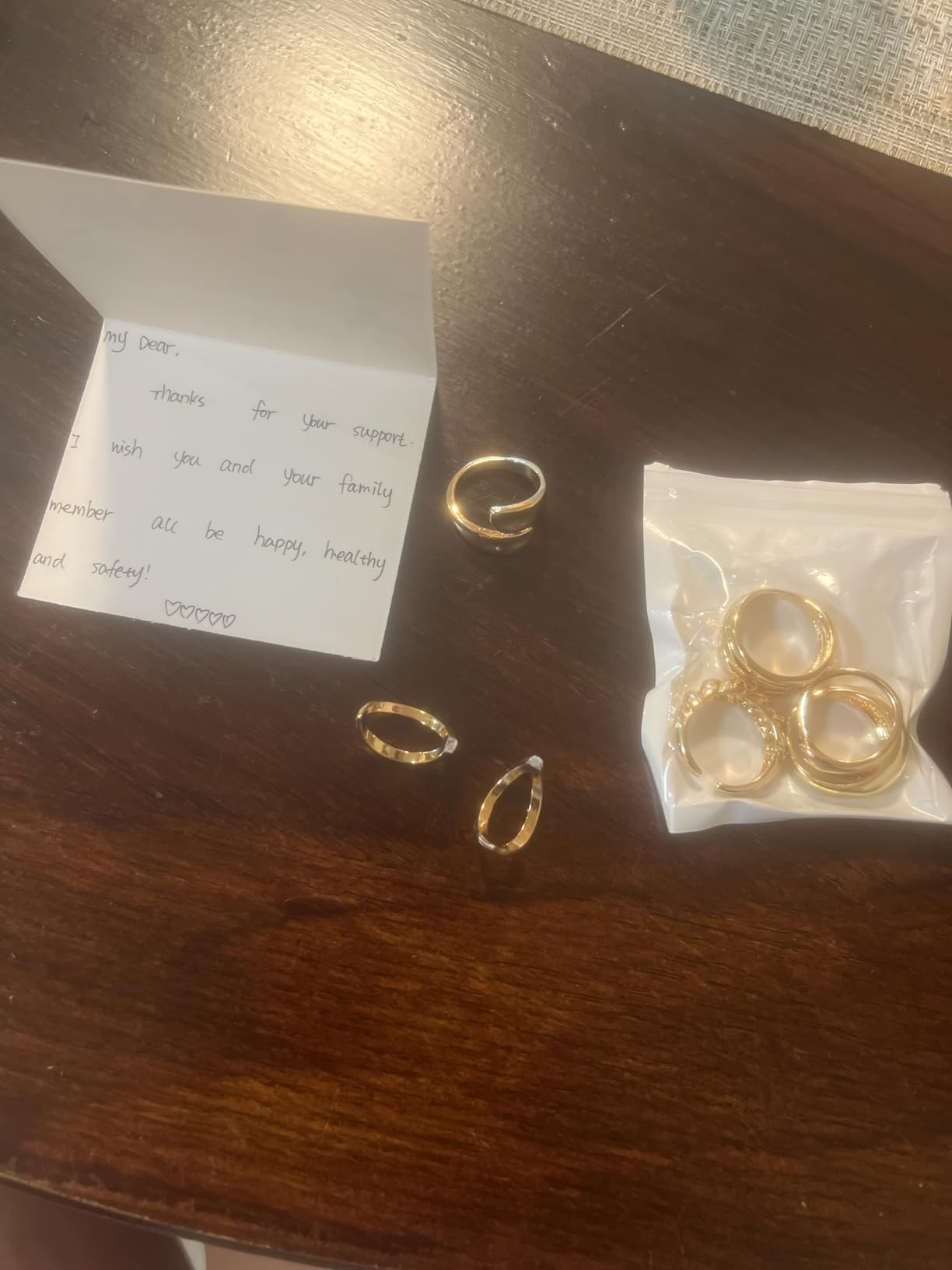 Chunky Gold Rings for Women, 18K Gold Plated Thumb Stackable Statement Set | Stackable Rings Set for Women, Chunky Thumb Rings, Hypoallergenic, 18K Gold Plated Jewelry, Gifts for Women Birthday Party customer photo 1