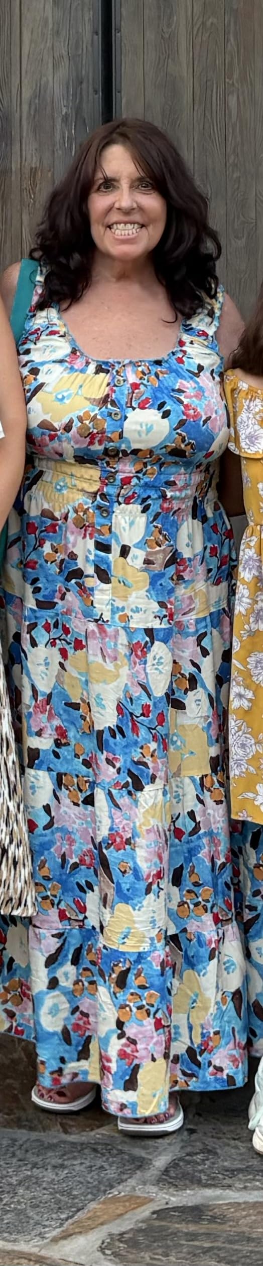 Women's 2026 Summer Boho Floral Print Tiered Casual Flowy Long Maxi Dress customer photo 1