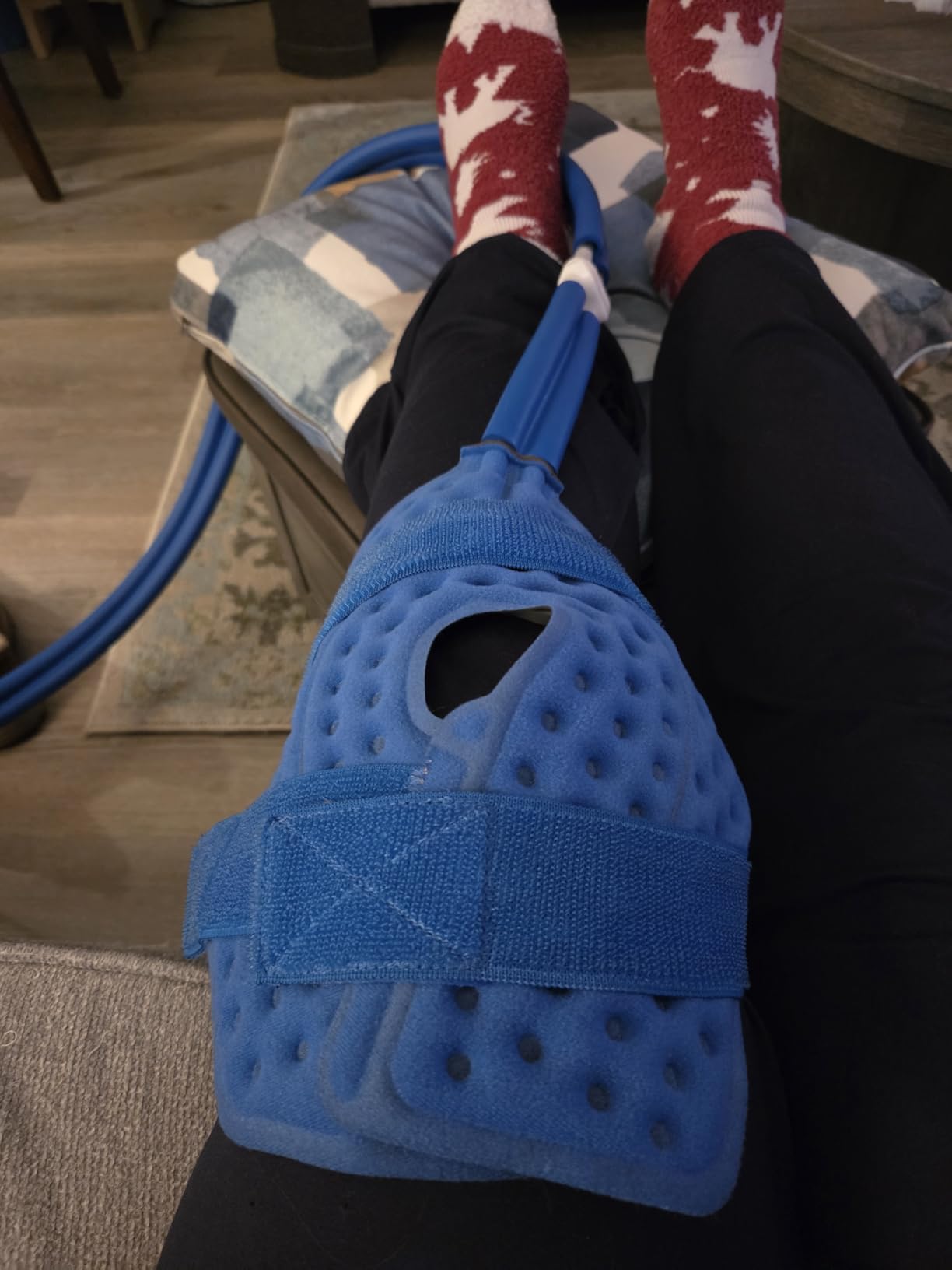 GALINAND Ice Machine for Knee After Surgery 2.0, FSA Eligible HSA, Portable Cold Therapy Machine for Knee Replacement, Ice Therapy for Post Surgery, Cryotherapy System, Ice Compression for Recovery customer photo 2