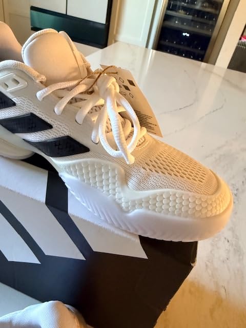 adidas Womens Barricade 14 Tennis Sneakers Shoes - White customer photo 1