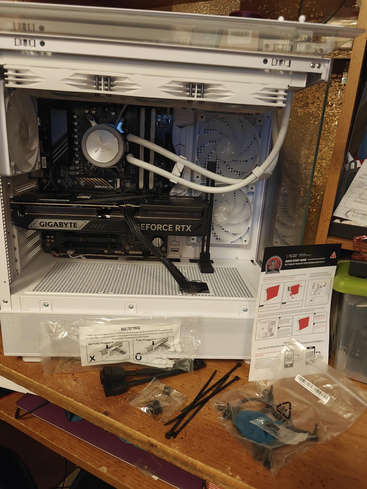 Skytech Gaming Azure 3 Gaming PC, AMD Ryzen 7 9800X3D 4.7GHz, NVIDIA RTX 5080 16GB VRAM, 2TB NVMe SSD, 32GB DDR5 RAM 6000, 850W Gold ATX 3 PSU, 360 ARGB AIO, Wi-Fi, Windows 11, Desktop customer photo 2