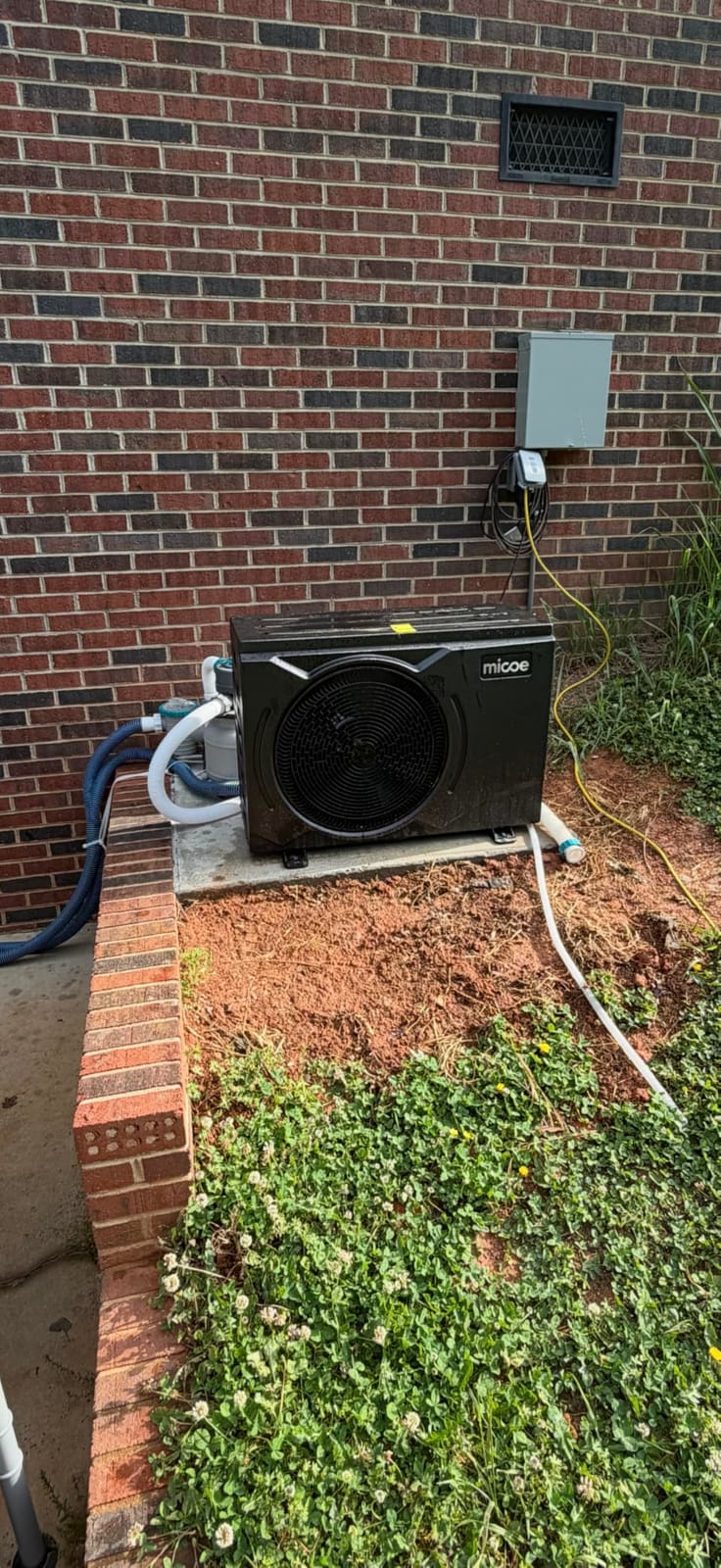 MICOE 35000 BTU Pool Heat Pump, Inverter Pool Heater for Above Ground Pools | Heating & Cooling Pool Heater With Smart Control, Titanium Heat Exchanger Quiet Operation For Pools Up To 12,000 Gallons customer photo 1