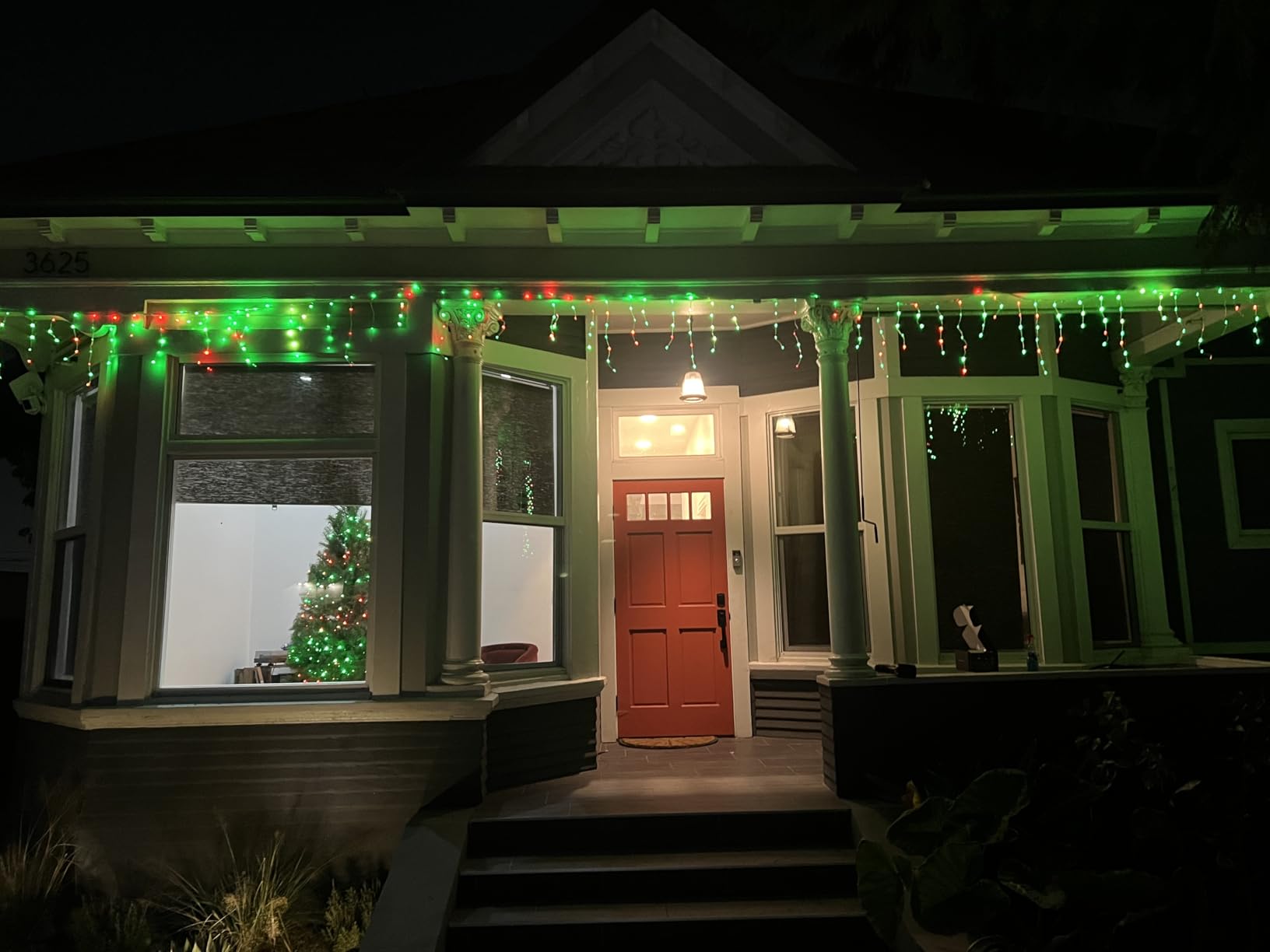 Govee Icicle Lights, Smart RGBIC Christmas Lights for Outside | 33ft with 400 LEDs Icicle Light Outdoor, IP67 Waterproof, Music Sync, Voice Control, 78+ Scene Modes for Christmas Decor customer photo 2