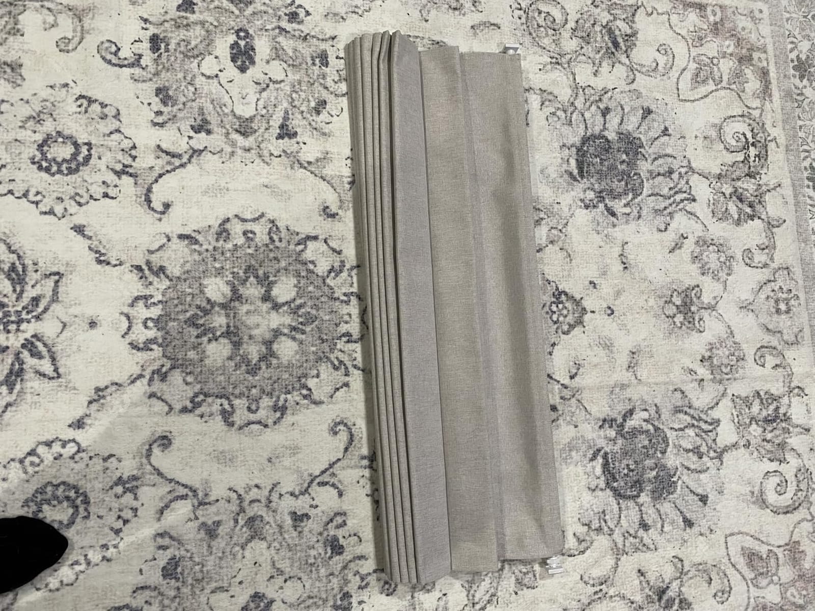 LazBlinds No Drill Roman Shades, Blackout, 34