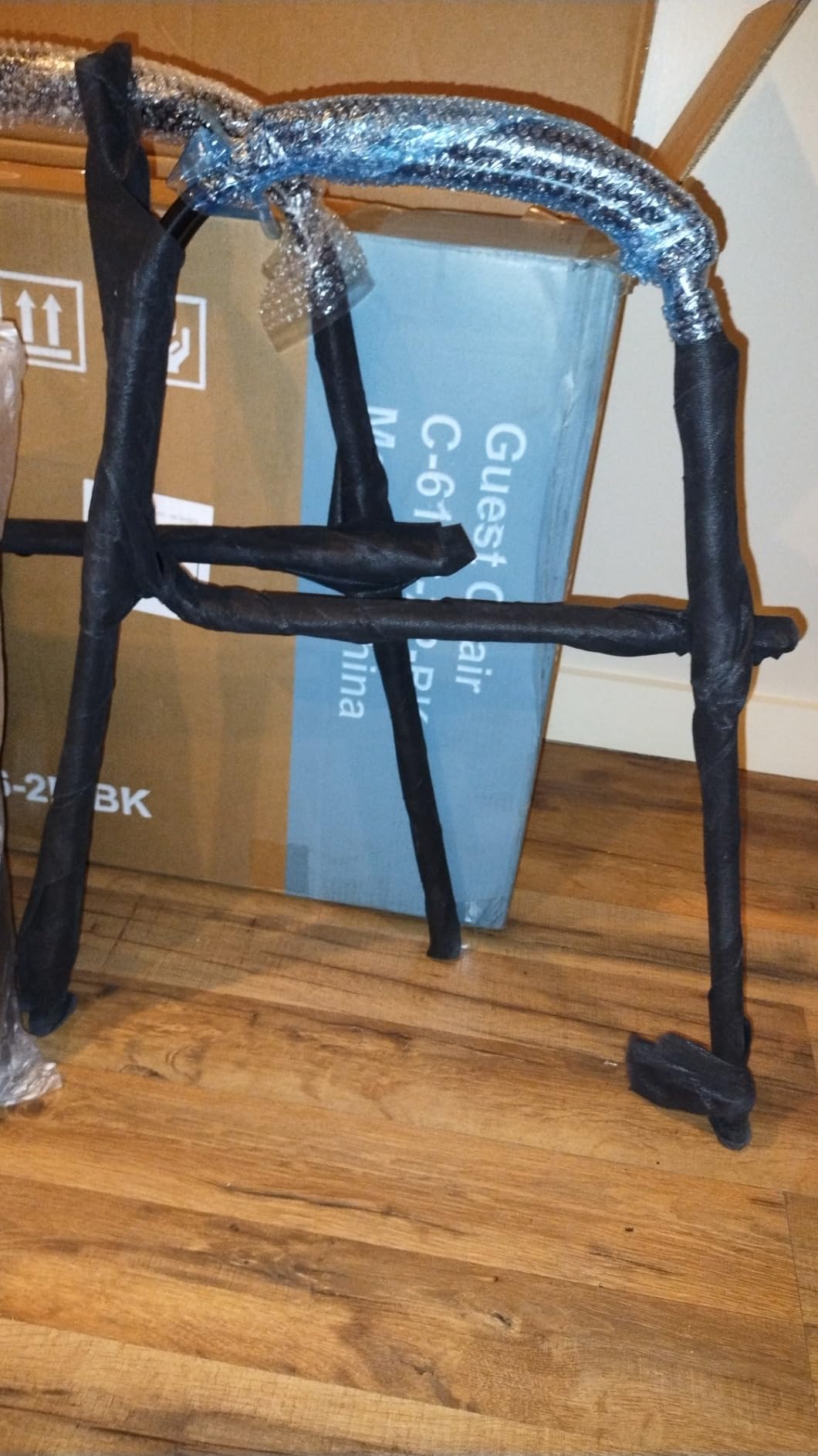 Sweetcrispy Waiting Room Chairs Set of 2, Executive Office Guest Chairs | PU Leather, Padded Arms, Big and Tall, No Wheels Stationary, Reception Conference Lobby Area Meeting Medical Clinic Room customer photo 1