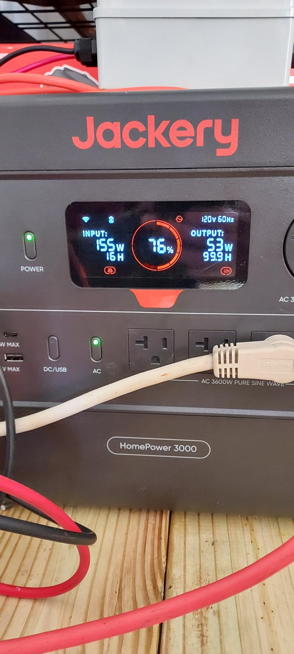 Jackery HomePower 3000 Portable Power Station, 3072Wh, 3600W AC Output customer photo 2
