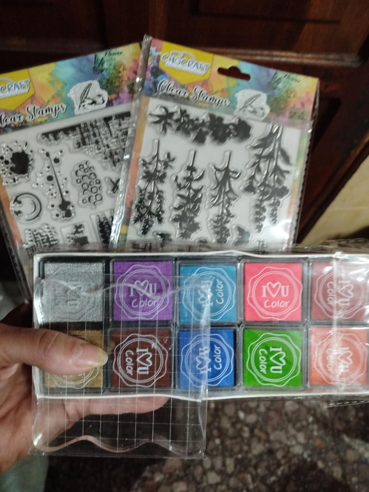 6Pcs Christian Bible Verse Clear Stamps for Card Making Easter Blessing 20 Craft Ink Pad 3 Acrylic Stamp Block Silicone Stamp with Greeting Words Rubber Stamps for Crafting DIY Scrapbooking customer photo 2