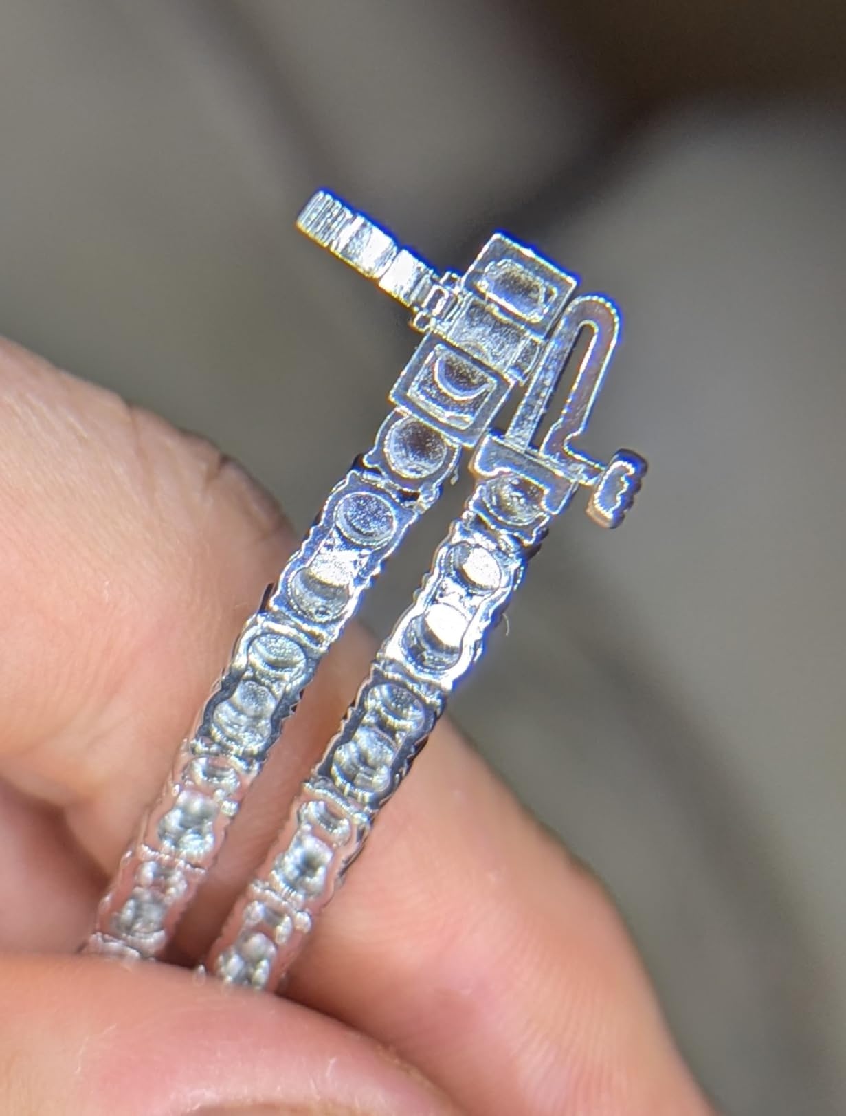 2 Carat Round Lab Grown Diamond Tennis Necklaces customer photo 1