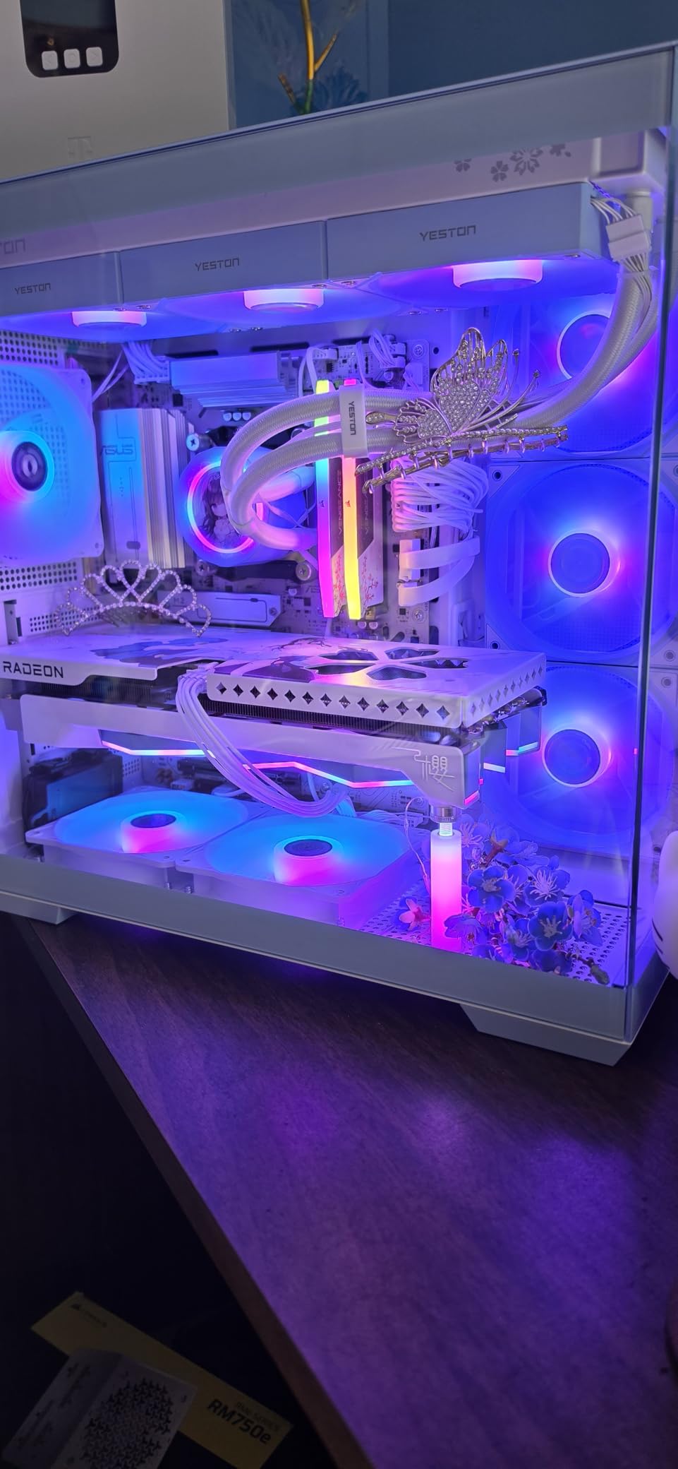 CORSAIR RM750e ATX 3.1 PCIe 5.1 Ready Fully Modular 750W Power Supply, 12V-2x6 Cable Included, Cybenetics Gold Efficiency, 105C-Rated Capacitors, Modern Standby Mode customer photo 2