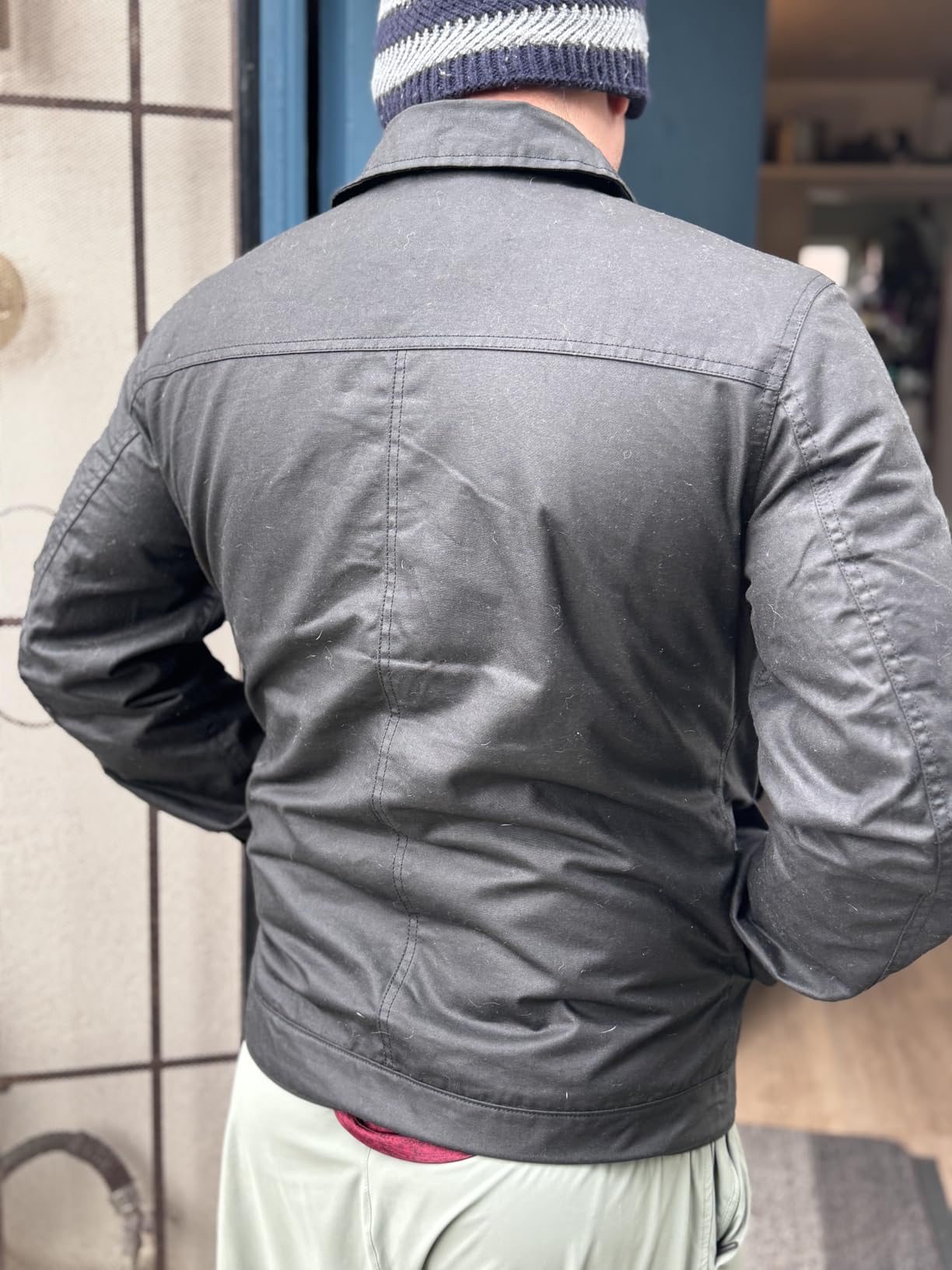 Huckberry Flint and Tinder James Waxed Snap Jacket customer photo 1