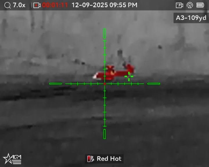 AGM Global Vision Rattler V2 Thermal Imaging Scope for Hunting, High Resolution with High Sensitivity Thermal Optics, Waterproof & Durable, Includes Thermal Targets & Cleaning Cloth customer photo 1