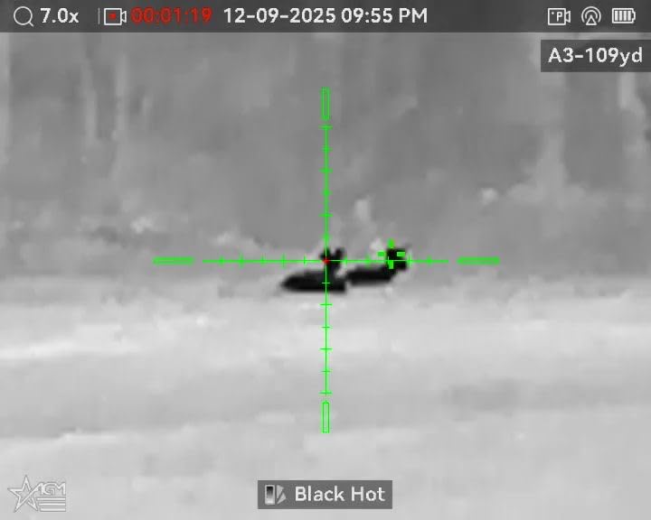 AGM Global Vision Rattler V2 Thermal Imaging Scope for Hunting, High Resolution with High Sensitivity Thermal Optics, Waterproof & Durable, Includes Thermal Targets & Cleaning Cloth customer photo 2