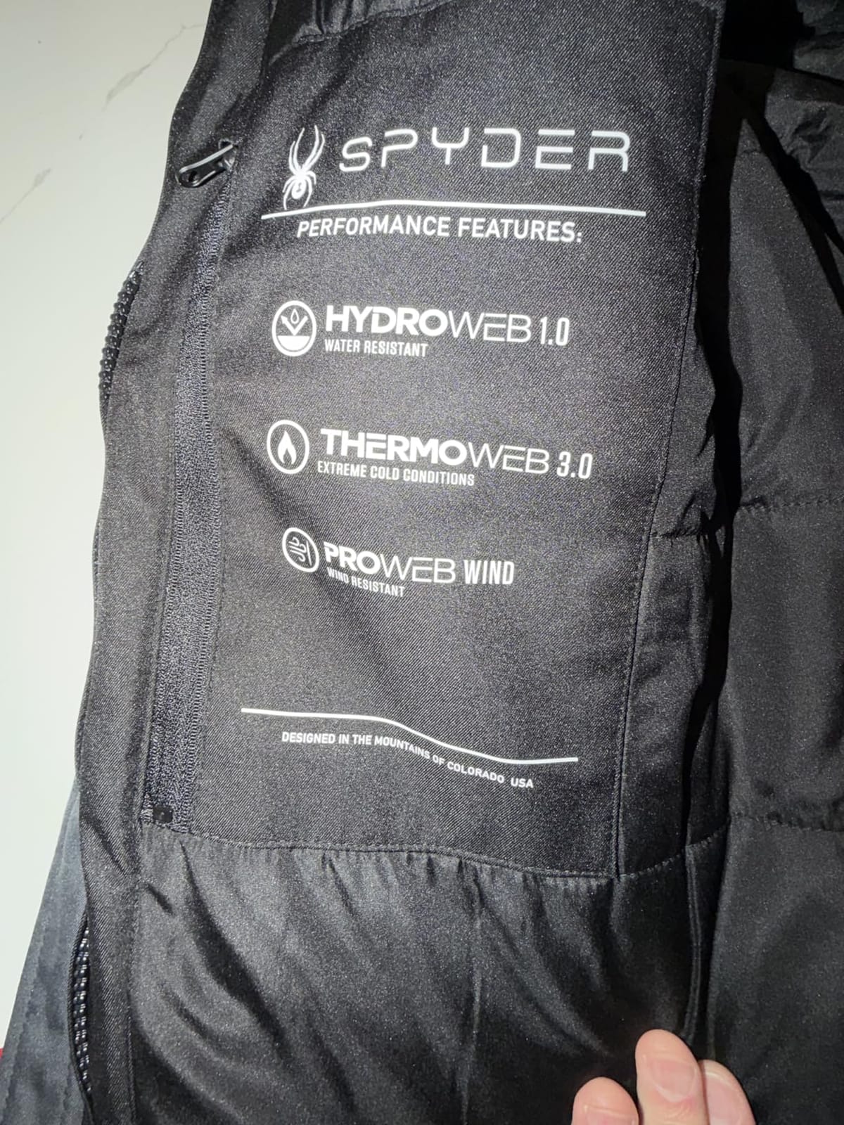 Spyder Mens Ski Jacket - 3-in-1 System Snow Waterproof Winter Jackets for Men - Mens Snowboard Jacket with Detachable Hood customer photo 1