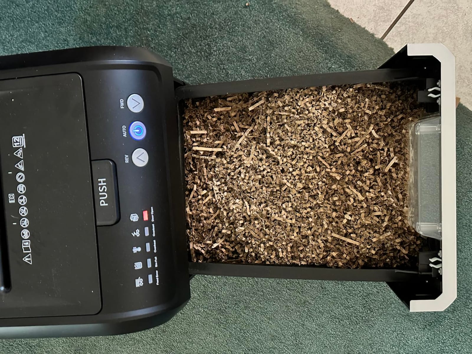 Bonsaii 200-Sheet Auto Feed Micro Cut Heavy Duty Paper Shredder for Office | 60-Min Nonstop Run, P4 High Security, Anti-Jam, 58dB Ultra-quiet, 8.1-Gal Bin with Casters, Large Commercial Shredder C283-A customer photo 2