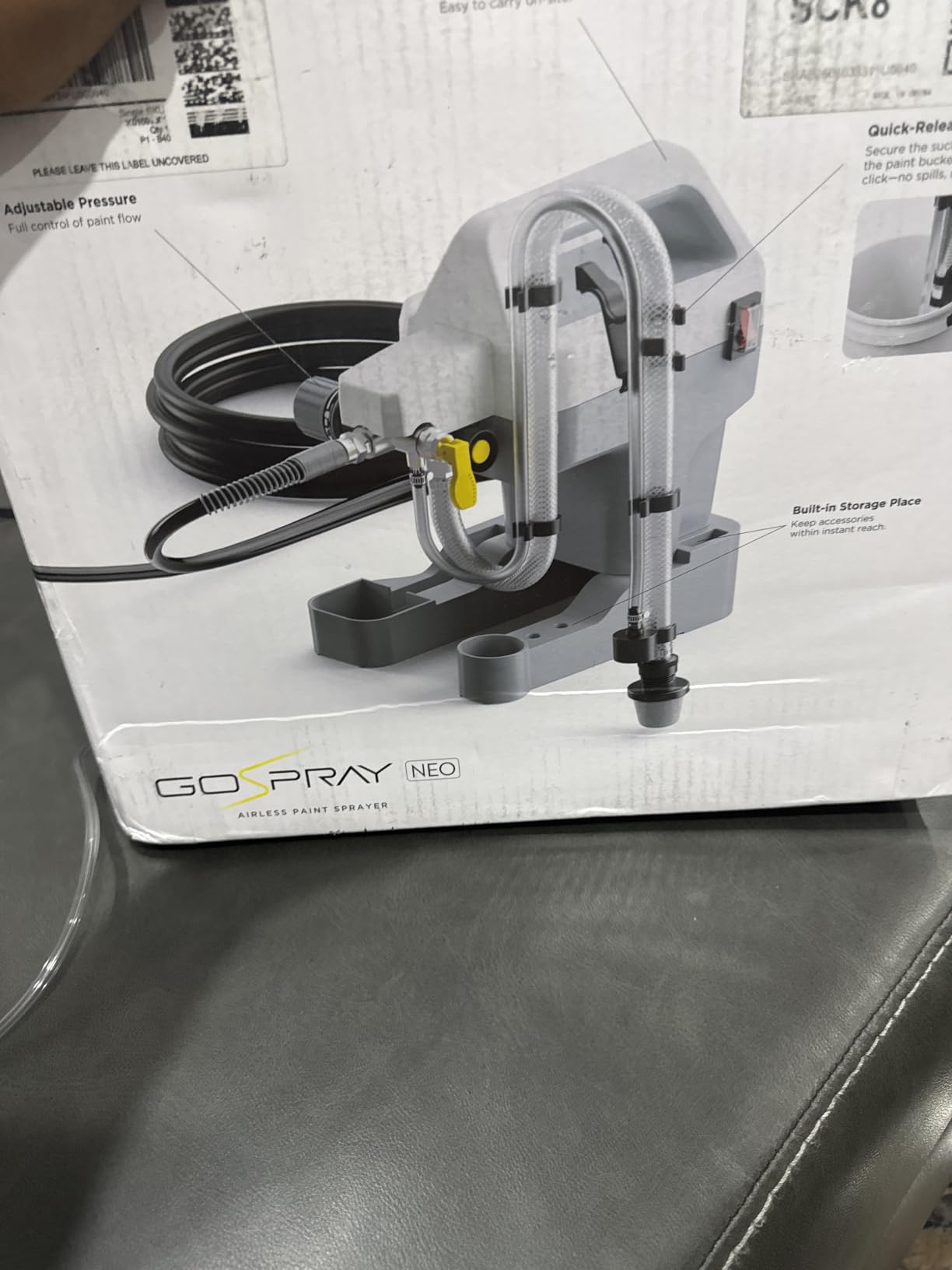 InoKraft NEO Airless Paint Sprayer Kit, 3000 PSI for Latex Paint & Stain customer photo 1