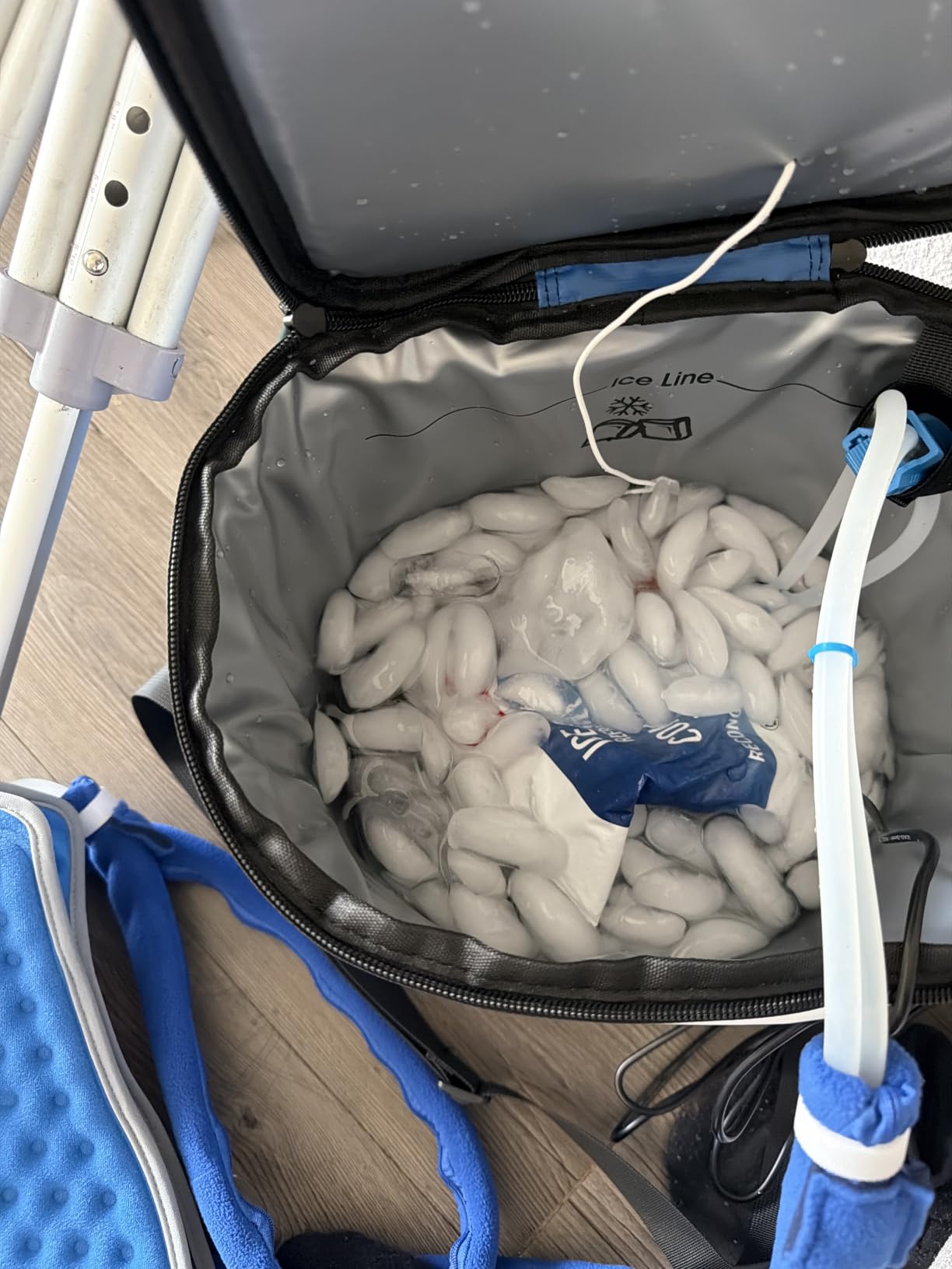 Cold Therapy Machine for Knee After Surgery with Knee-Specific Pad | Ice Machine with Timer Live Temp Display, 3 Adjustable Straps, Quiet Pump, Pressure Regulator for Injuries Recovery customer photo 1