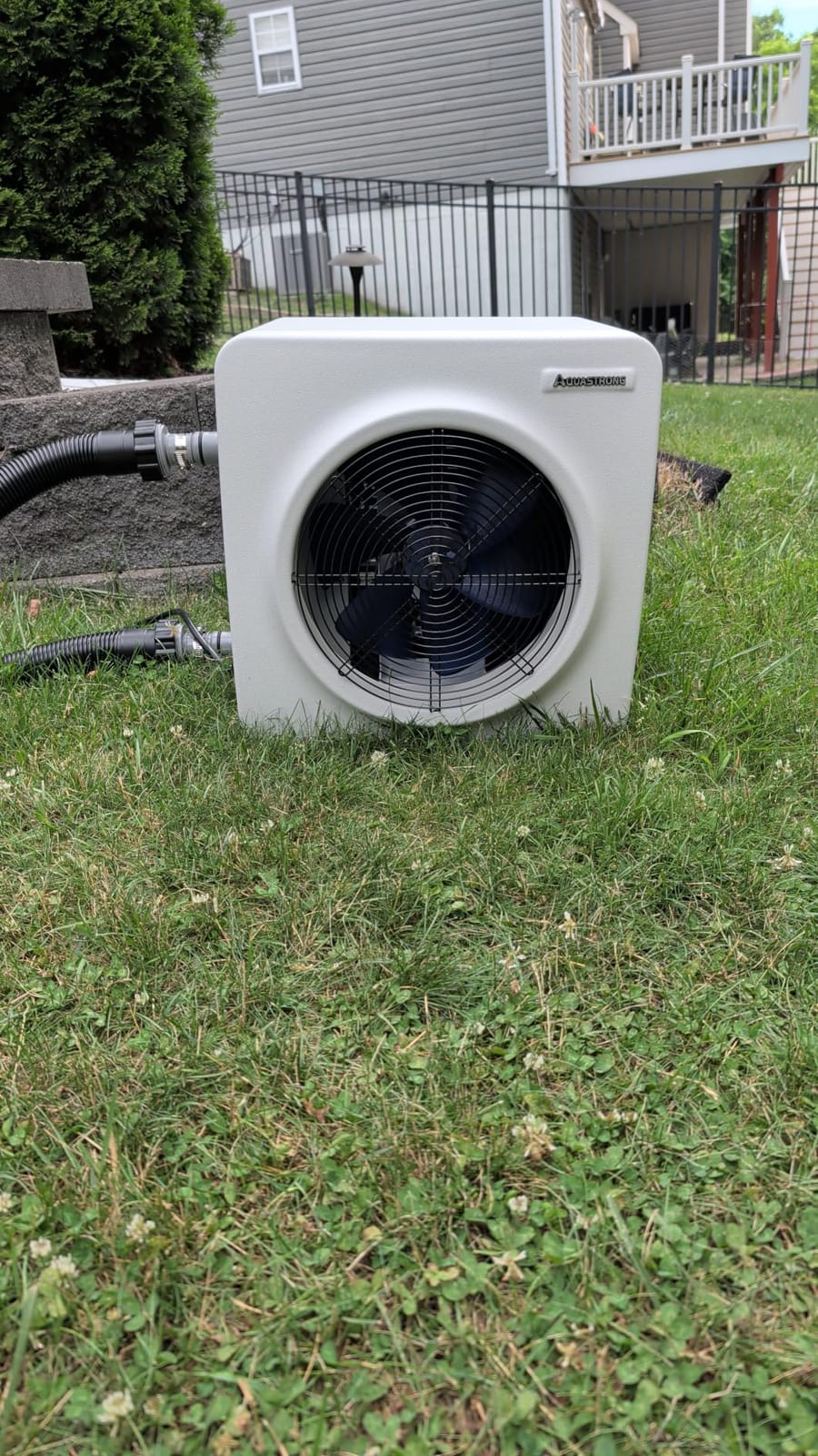 AQUASTRONG Swimming Pool Heat Pump,Pool Heater for Above Ground and Inground Pool, Heating and Cooling Pool Heater, for 7500 Gallons customer photo 2