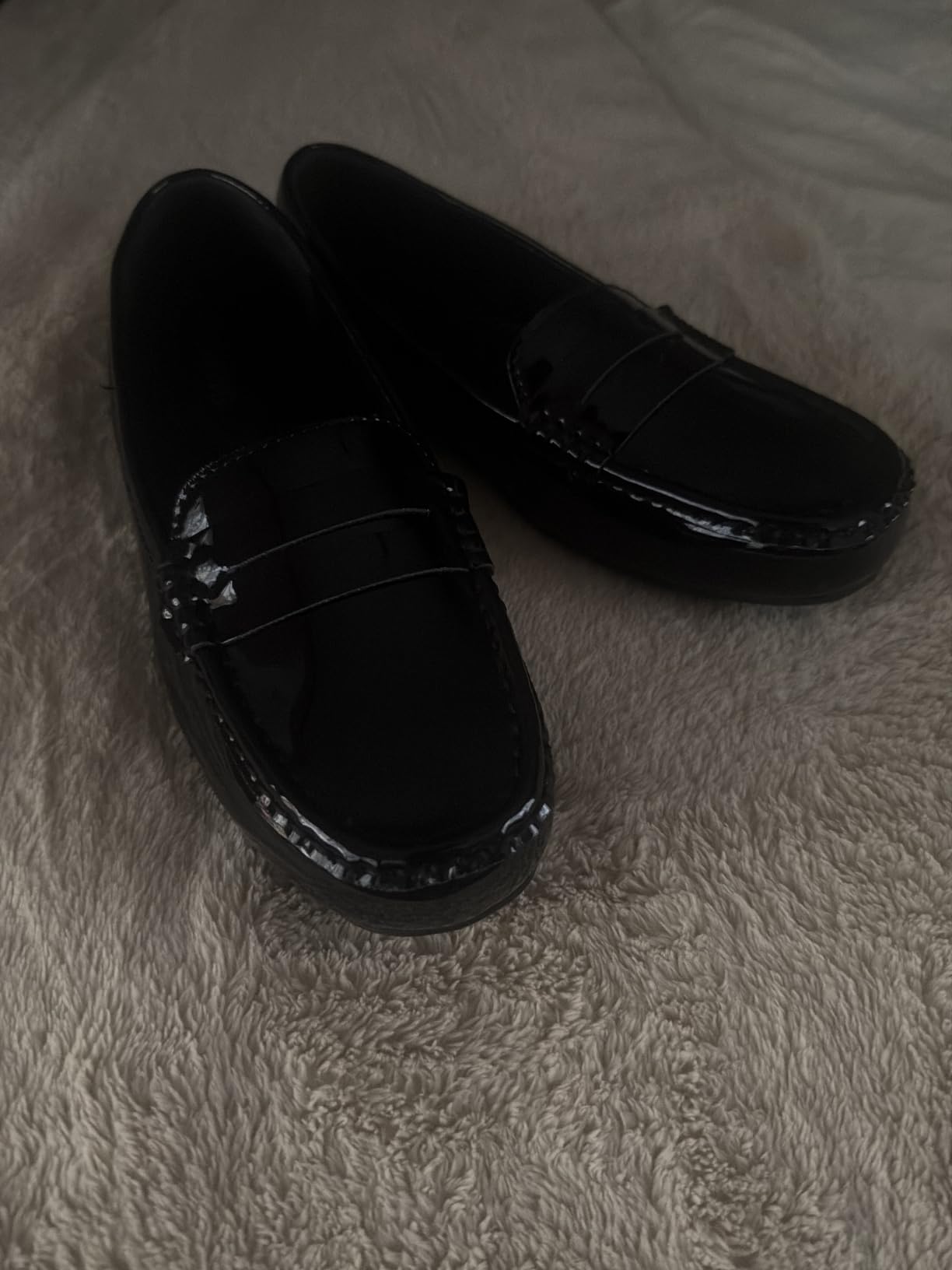 Women's Leather Penny Loafers Comfortable Slip On Casual Shoes Business Dress Shoes Lightweight Walking Flats Driving Mocs Boat Shoes for Women customer photo 1