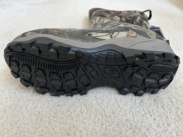 Hunting Boots for Men Waterproof Xerogel Insulated Rubber Boots 0°F-20°F Lightweight Rubber Thermal Lining for Cold-Weather Winter Hunting Farm Outdoor Work and Fishing customer photo 2