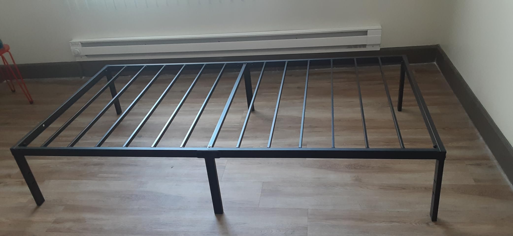DUMOS House Bed Frame with Trundle for Sleepovers, Twin Size Floor Beds with Guardrails & Window, Wooden Playhouse Bed Frame for Boys, Girls, Toddlers & Teens, No Box Spring Needed, Easy Assembly customer photo 2
