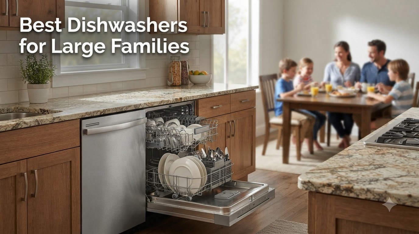 Best Dishwashers for Large Families