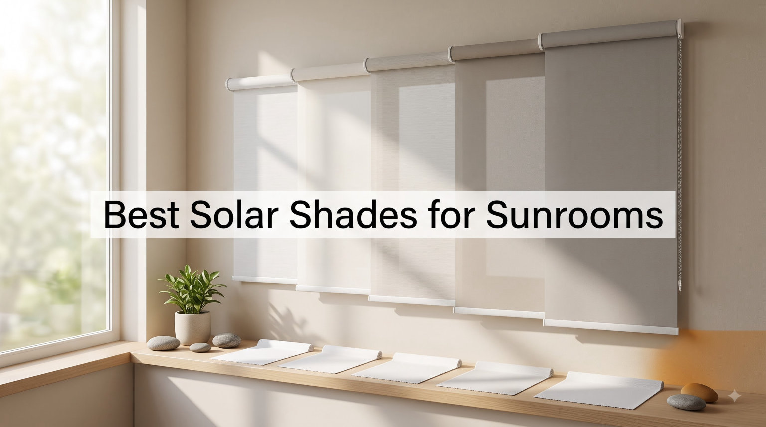 Best Solar Shades for Sunrooms