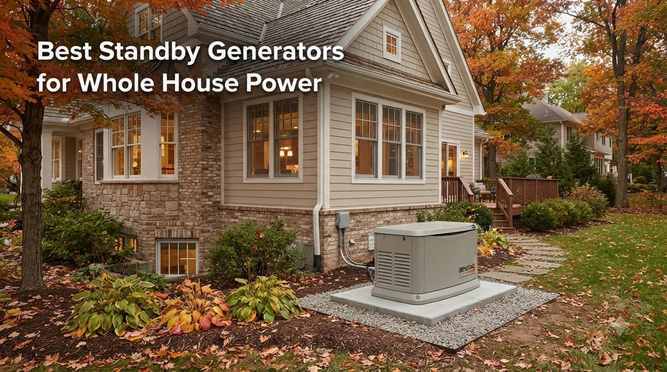 Best Standby Generators for Whole House Power