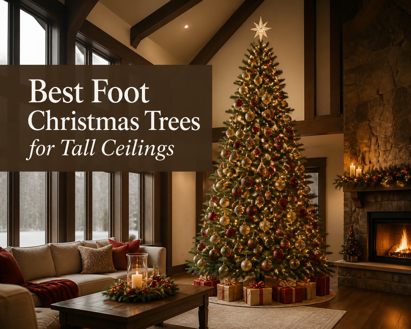 Best 9 Foot Christmas Trees for Tall Ceilings