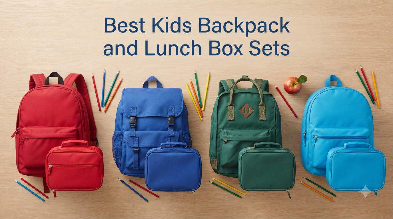 Best Kids Backpack and Lunch Box Sets
