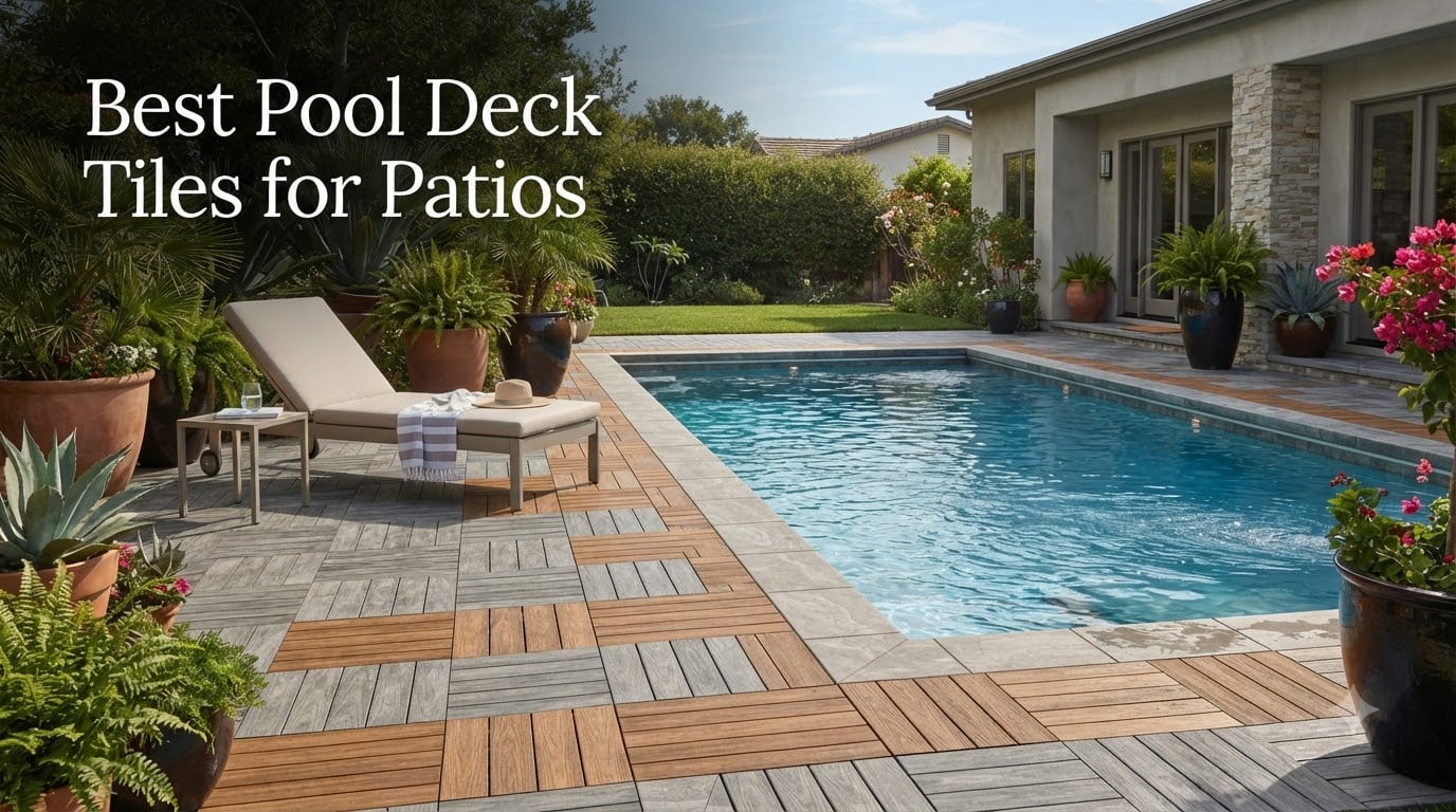 Best Pool Deck Tiles for Patios