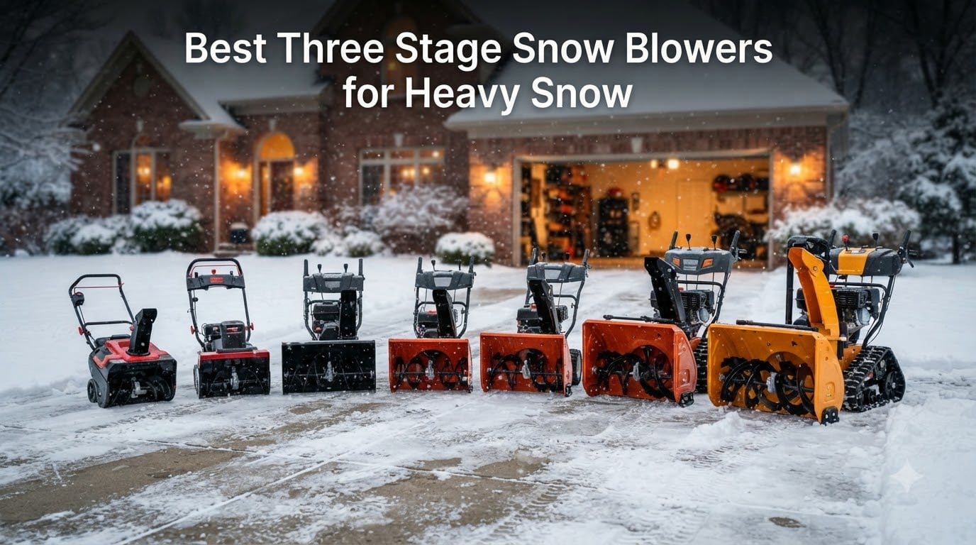 Best Three Stage Snow Blowers for Heavy Snow