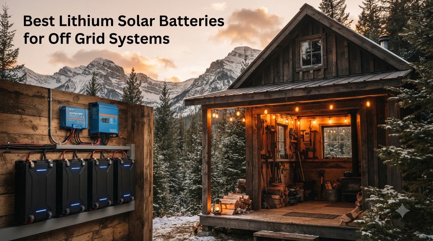 Best Lithium Solar Batteries for Off Grid Systems