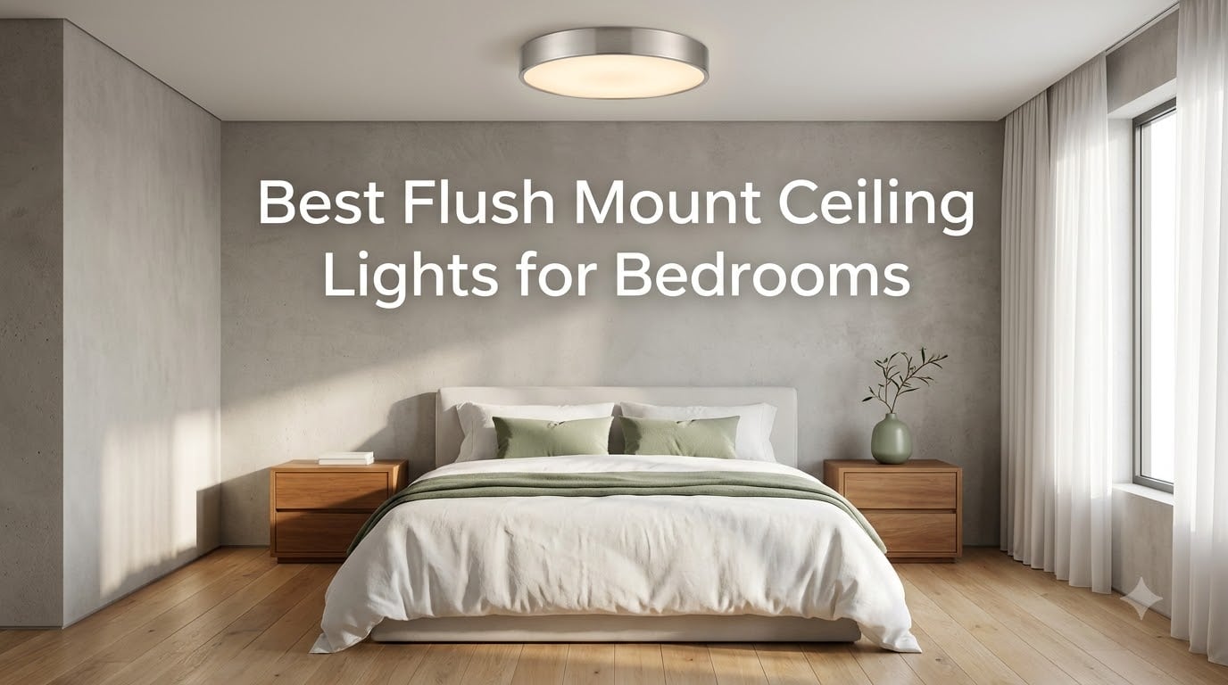 Best Flush Mount Ceiling Lights for Bedrooms
