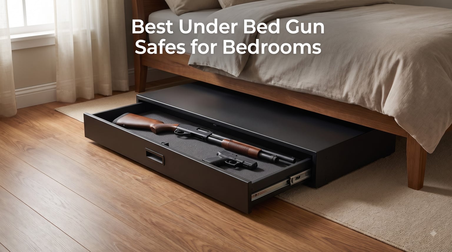 Best Under Bed Gun Safes for Bedrooms