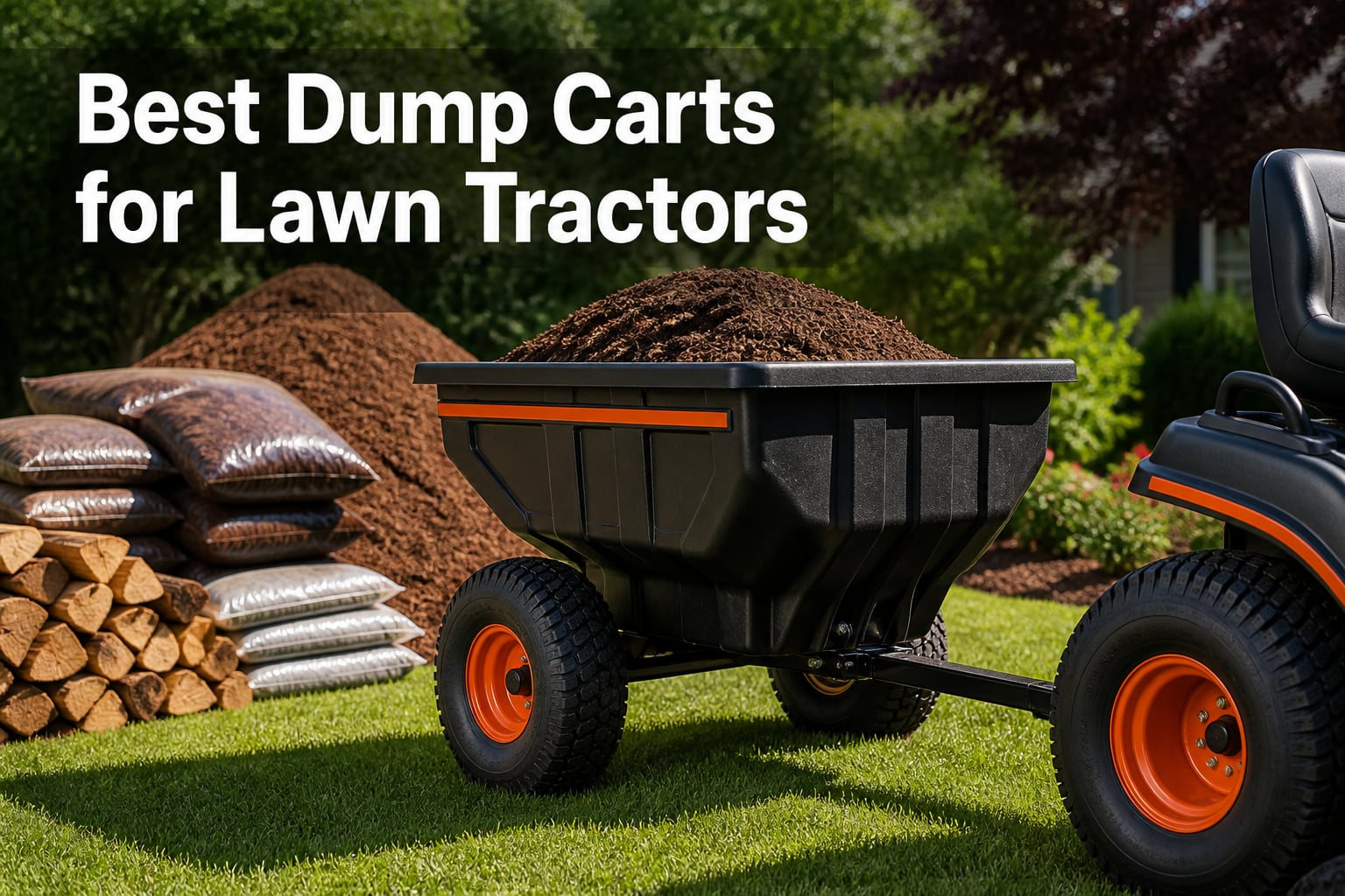 Best Dump Carts for Lawn Tractors