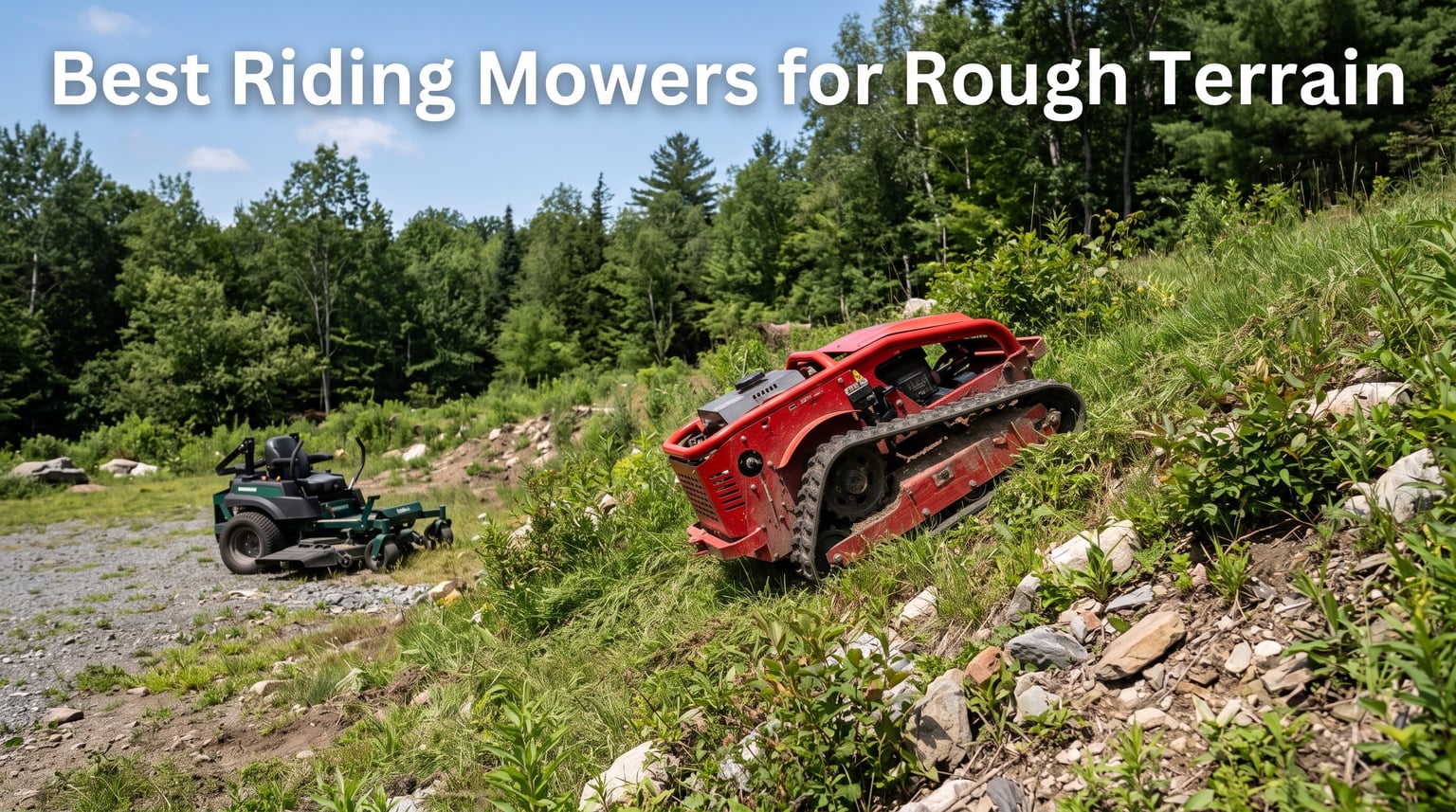 Best Riding Mowers for Rough Terrain