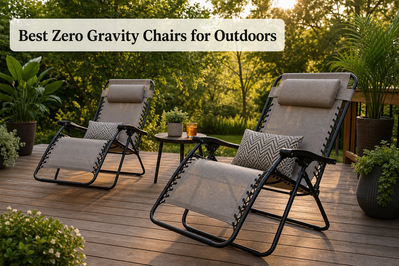 Best Zero Gravity Chairs for Outdoors