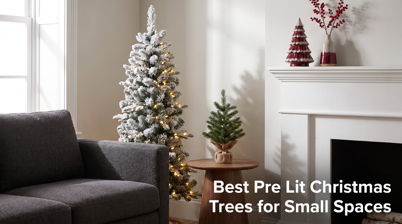 Best Pre Lit Christmas Trees for Small Spaces