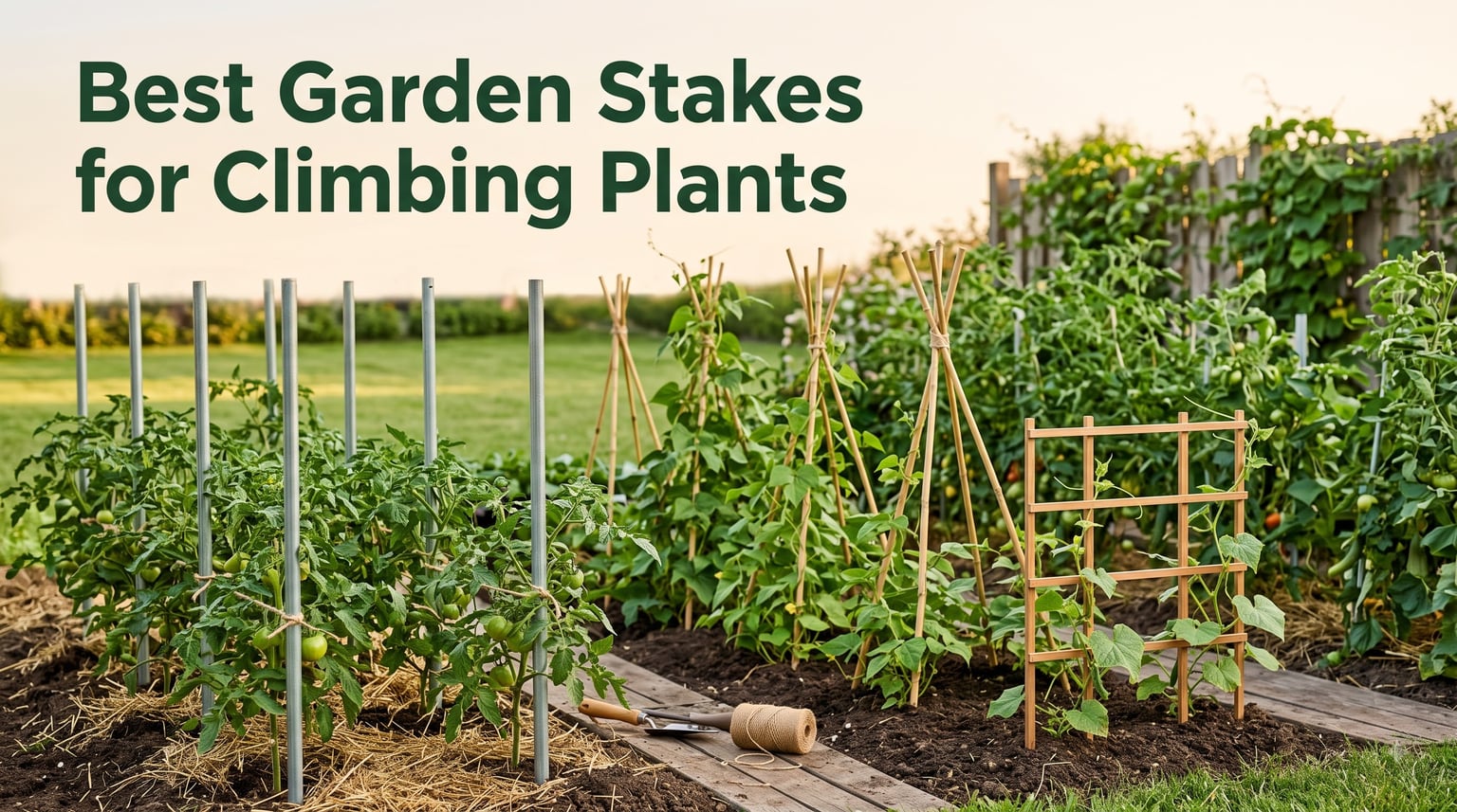 Best Garden Stakes for Climbing Plants