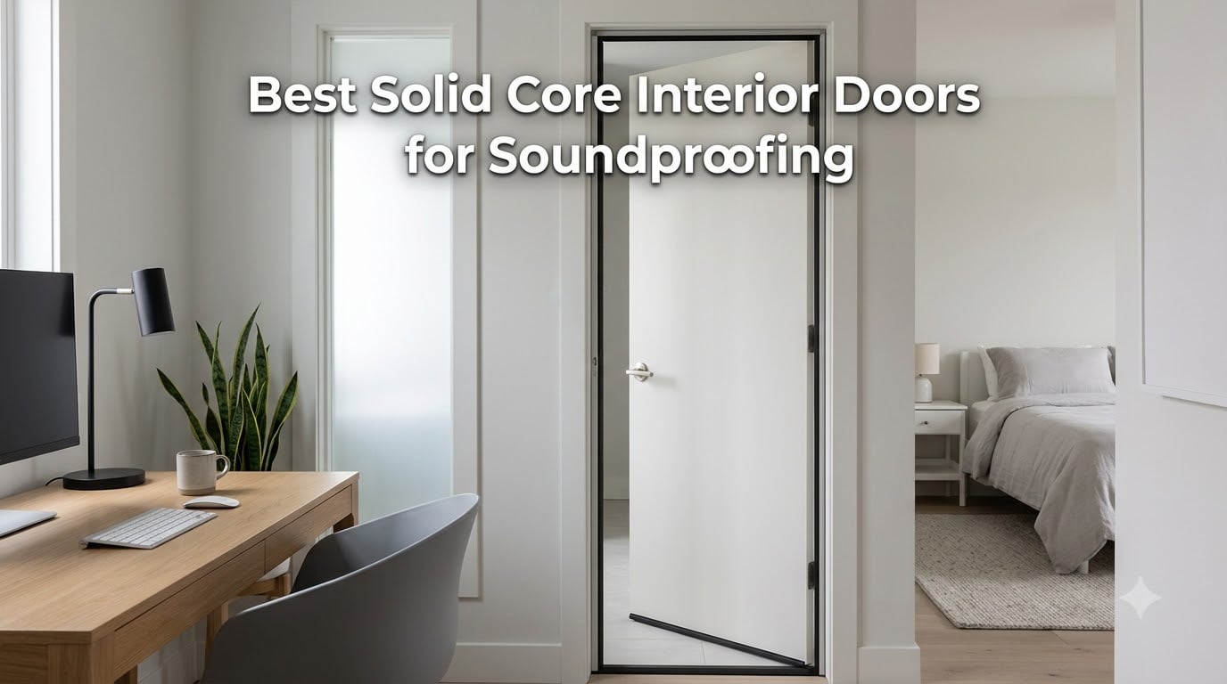 Best Solid Core Interior Doors for Soundproofing