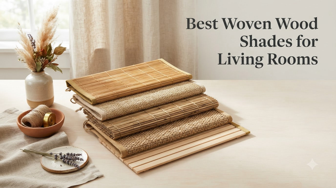 Best Woven Wood Shades for Living Rooms