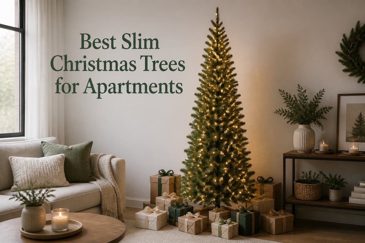 Best Slim Christmas Trees for Apartments