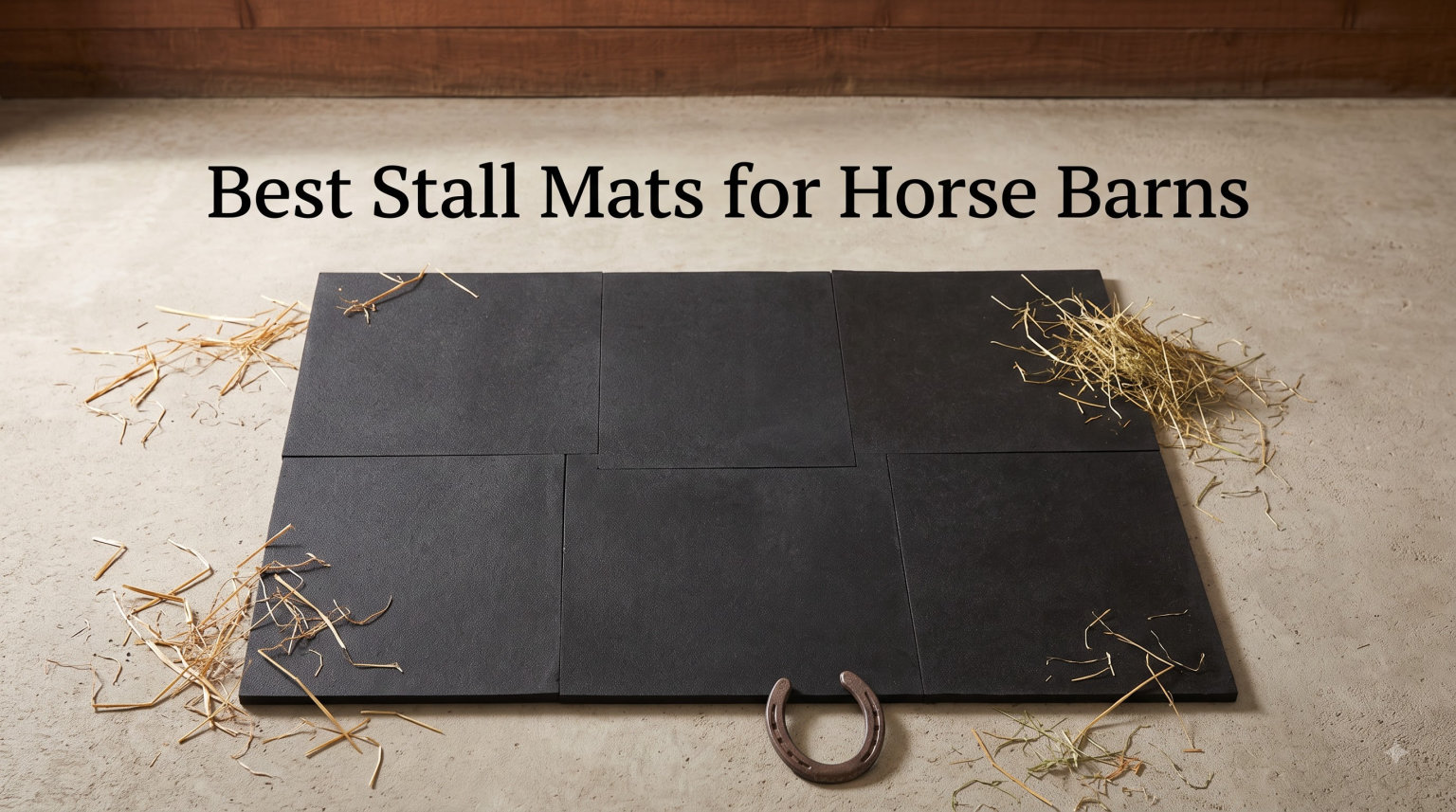 Best Stall Mats for Horse Barns